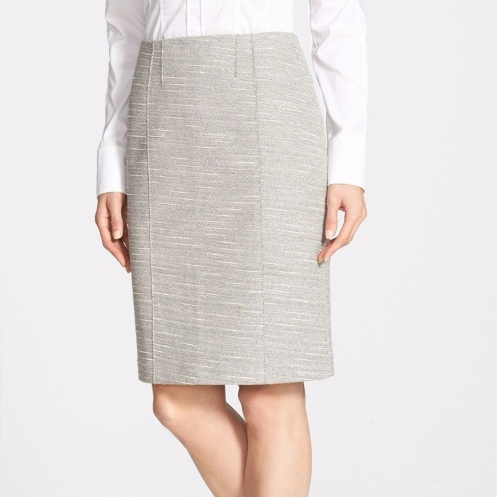 [Boss by Hugo Boss] Vulani Textured Pencil Skirt